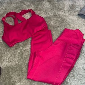 Senita Pink work out set Size SM